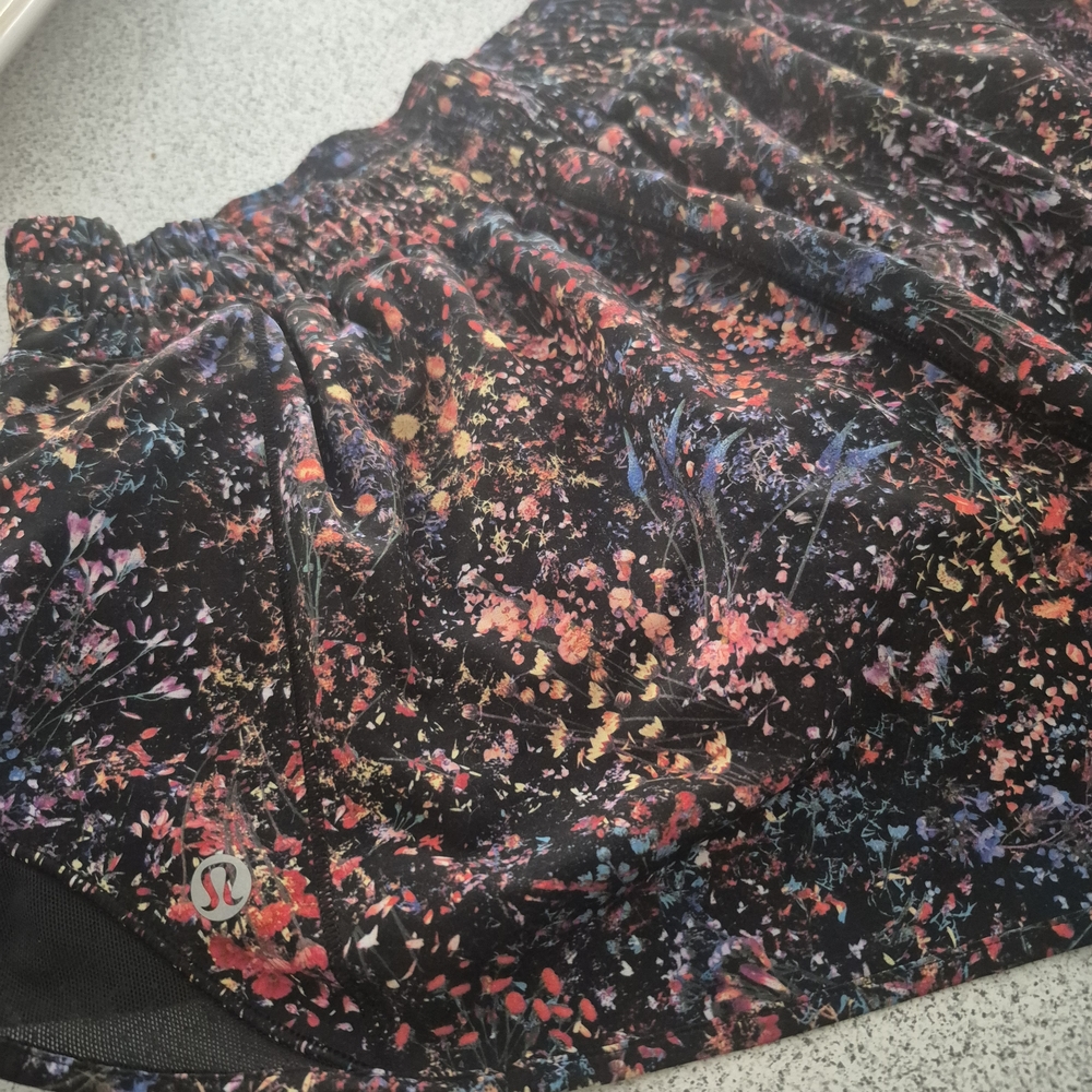 Lululemon Athletica Multicolor Floral Skater Skirt